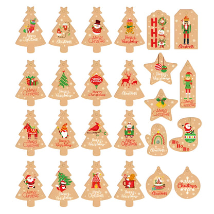 Świąteczne zawieszki, winietki ozdobne na prezenty