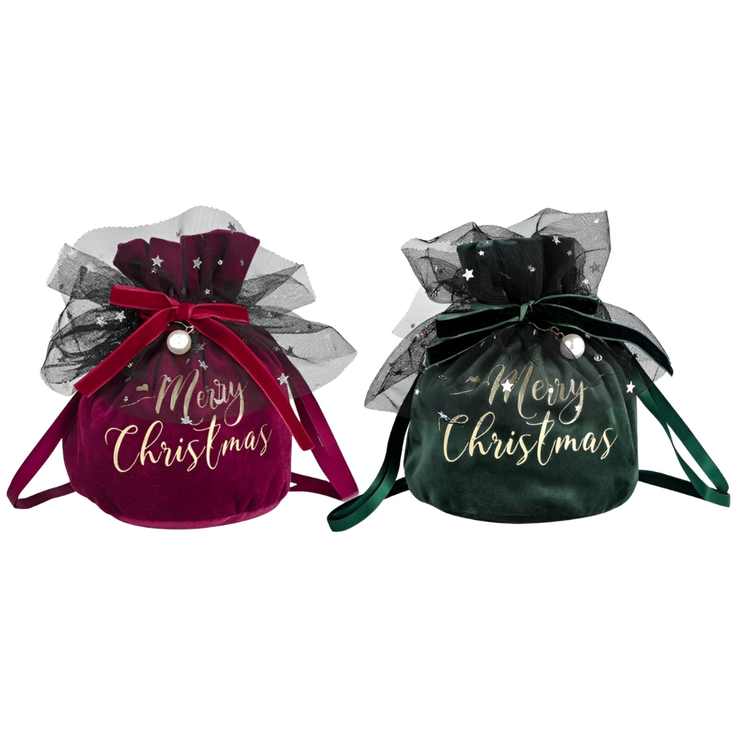 Woreczek na prezenty, cukierki, upominki - zestaw 2 SZT - WORECZEK PREZENTOWY