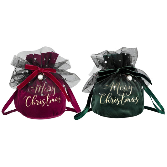 Woreczek na prezenty, cukierki, upominki - zestaw 2 SZT - WORECZEK PREZENTOWY