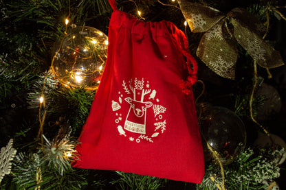 Świąteczny worek prezentowy 15cm x 20cm