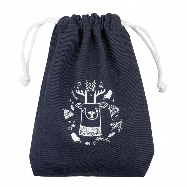 Świąteczny worek bawełniany 15cmx20cm 220g