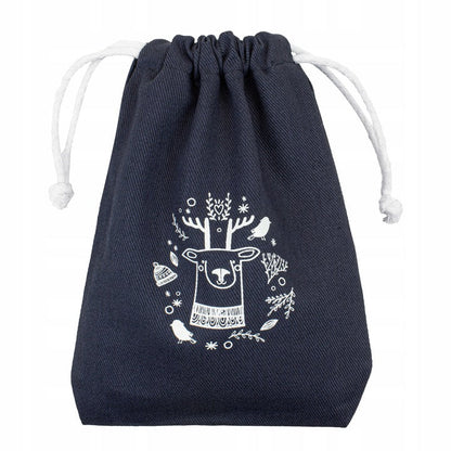 Świąteczny worek bawełniany 15cmx20cm 220g