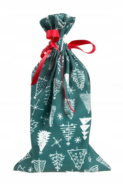 Świąteczny worek prezentowy w choinki