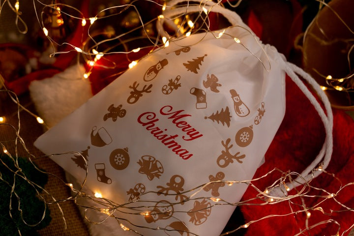 Świąteczny woreczek prezentowy 16cm x 21cm