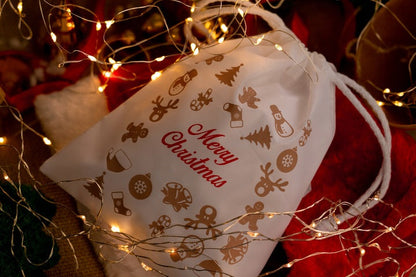 Świąteczny woreczek prezentowy 16cm x 21cm