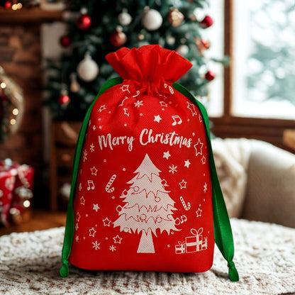 Worek prezentowy na święta Bożego Narodzenia - czerwony