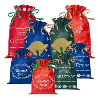 Świąteczne woreczki prezentowe wigofilowe  na prezenty, ekologiczne