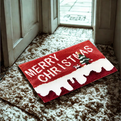 Christmas rug, doormat - MERRY CHRISTMAS