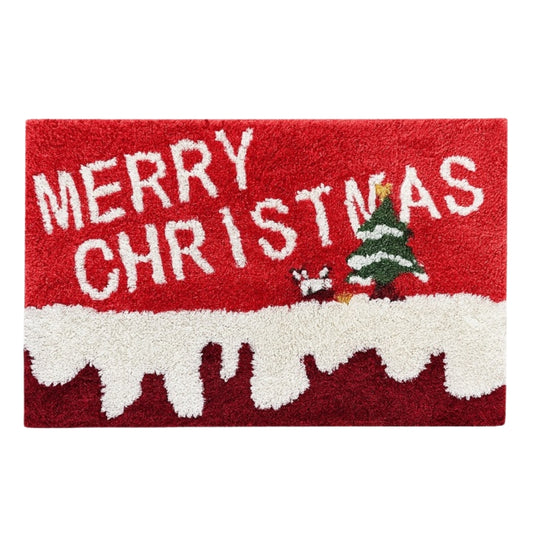 Dywanik świąteczny, wycieraczka - MERRY CHRISTMAS
