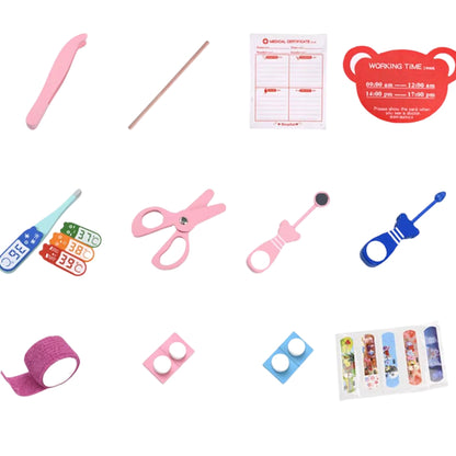 Zestaw lekarski dla dzieci - DREWNIANA ZABAWKA - ZABAWKA DLA DZIECI