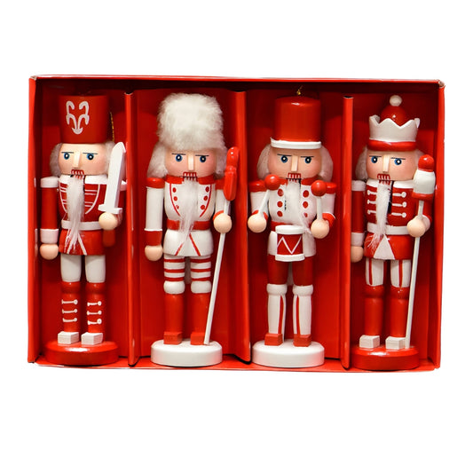 Figurki do zawieszenia - Dziadek do orzechów - ZAWIESZKI NA CHOINKĘ 4szt