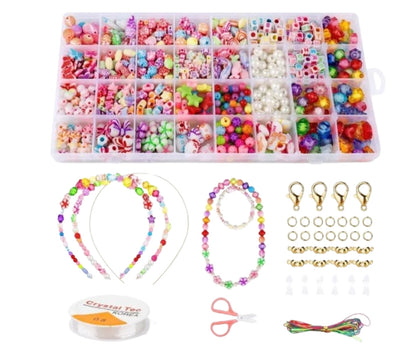 Koraliki do bransoletek - ZESTAW do tworzenia bransoletek