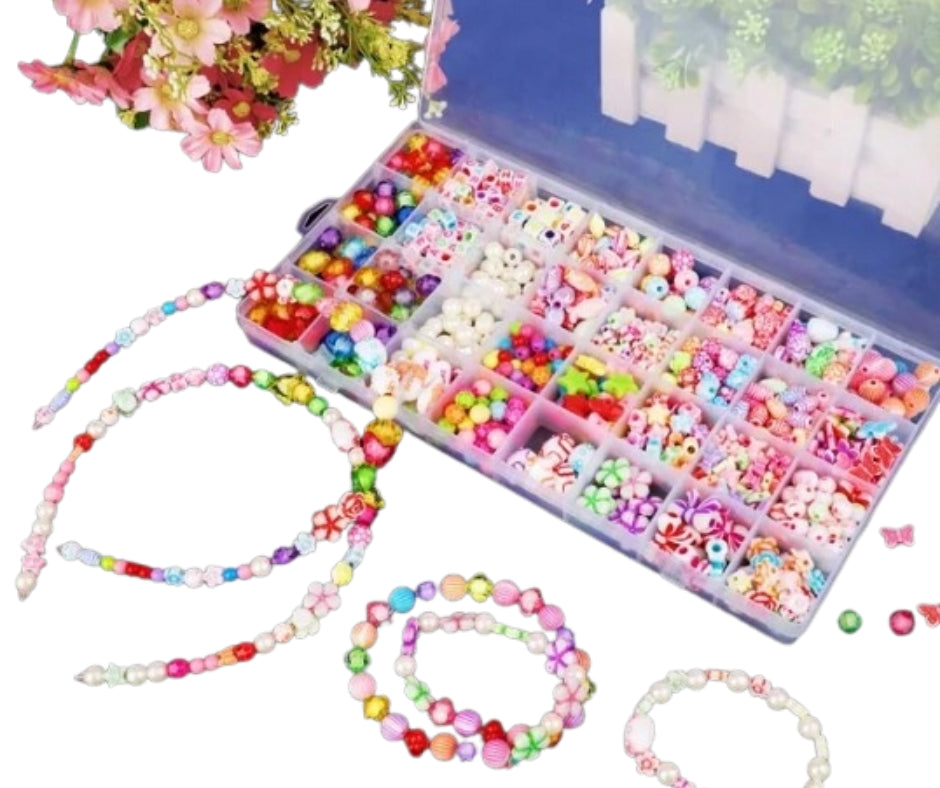 Koraliki do bransoletek - ZESTAW do tworzenia bransoletek