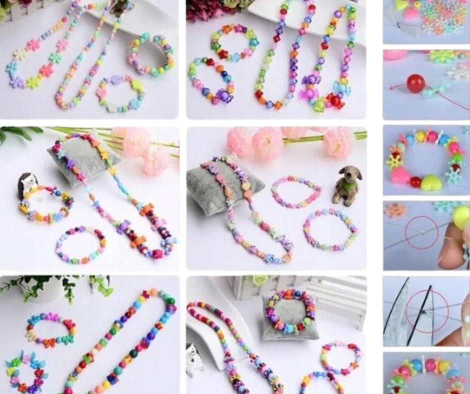 Koraliki do bransoletek - ZESTAW do tworzenia bransoletek