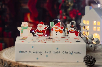 Świąteczny zestaw pudełek na prezenty